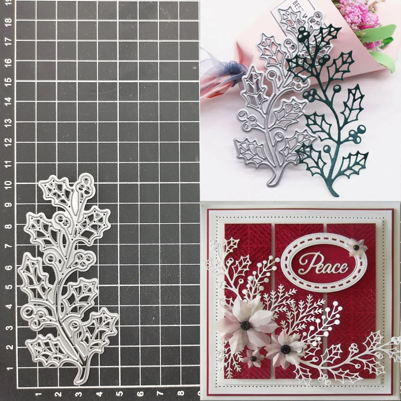 Branch Metal Cutting Dies Stencil Scrapbook Album Stamp Paper Card Embossing Decor Craft Knife Mould