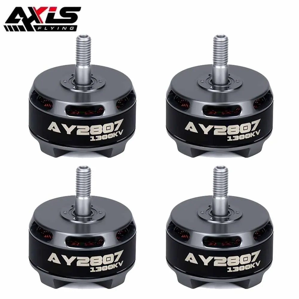 

Axisflying AY2807 2807 1300KV Brushless Motor 6S LiPo 5mm Axis for FPV Freestyle 7inch Long Range LR7 Drone DIY Parts