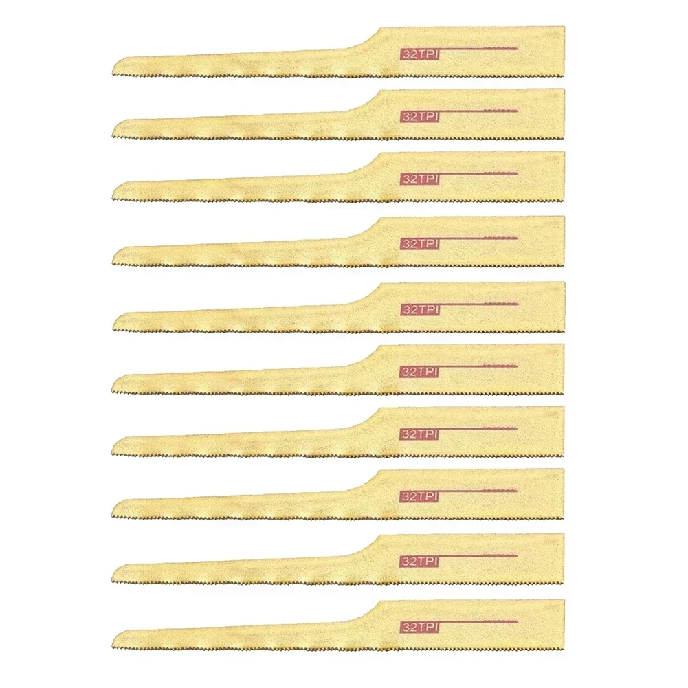 Imagem -02 - Lâminas de Serra Pneumática Lâmina de Arquivo de Serra de ar 32tpi 93 mm Lâminas de Corte de Ferramenta de ar para Madeira Fibra de Vidro Peças de Plástico Folhas de Metais 10 Peças