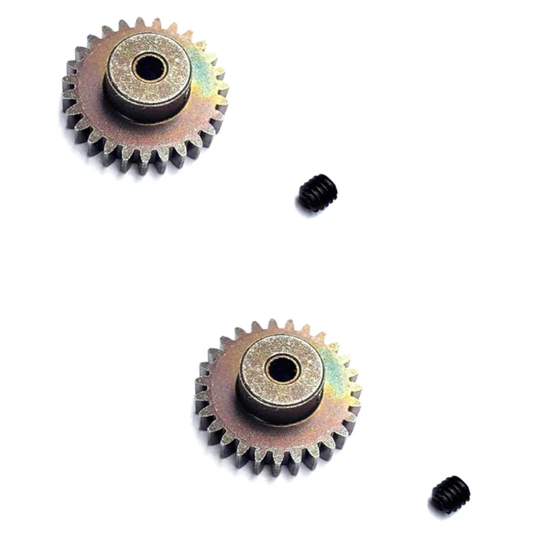 FULL-5X 27T Steel Motor Gear Upgrade Parts For Wltoys 144001 124019 124018 A959-B A959B A969B RC Car Spare Accessories