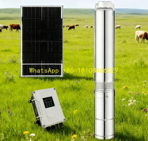 태양광 구동 필터형 중층 건물 급수용 수중 펌프 (수심:4.5m³/h 유량:160m)