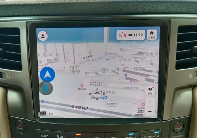 10.4 Inch Carplay for LX570 2007-2015  Touch Screen Multimedia Player Android 13 Car Radio Head Unit Original Style