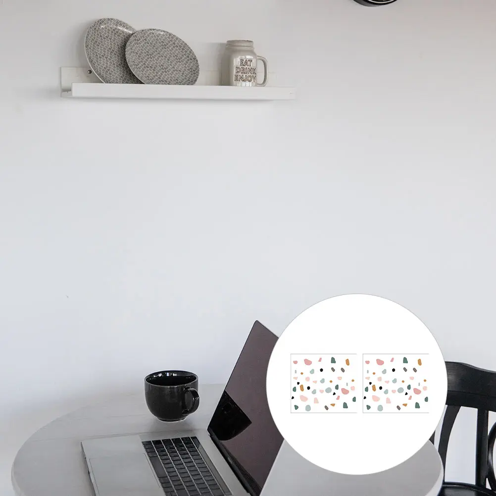 

2Pcs Wall Sticker PVC Decal Removable Adhesive Home Decoration Bedroom DIY Kids Room Color Lump Pattern No Residue Strong