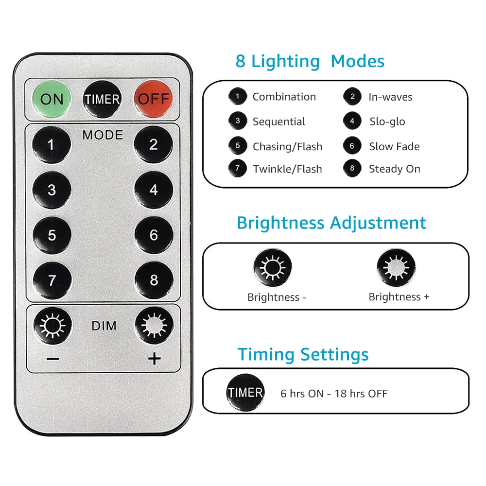 3Mx3M 300LED USB Curtain Light Warm White for Bedroom Remote 8 Modes Hanging Window Fairy Lights for Home Decoration