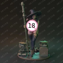 Evil Witch Nsfw Full Resin Figure 1/24 Scale Assemble Miniature Garage Model Kit Unassembled Unpainted Diorama Toys