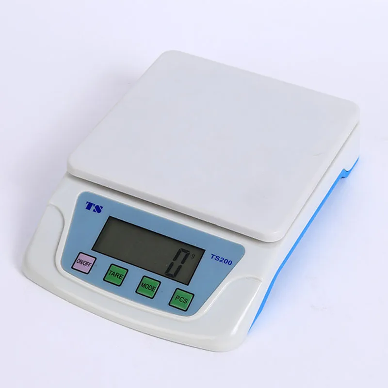 TS200 Precision Electronic Kitchen Scales Portable Tea Weighing Scale Baking Electronic Digital Household Food Balance