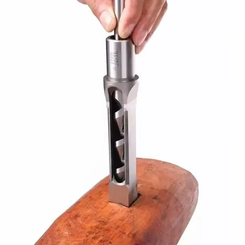 Set di utensili per trapano per la lavorazione del legno set di scalpelli a coclea quadrata sega per allungamento a foro quadrato 6.0mm ~ 16mm