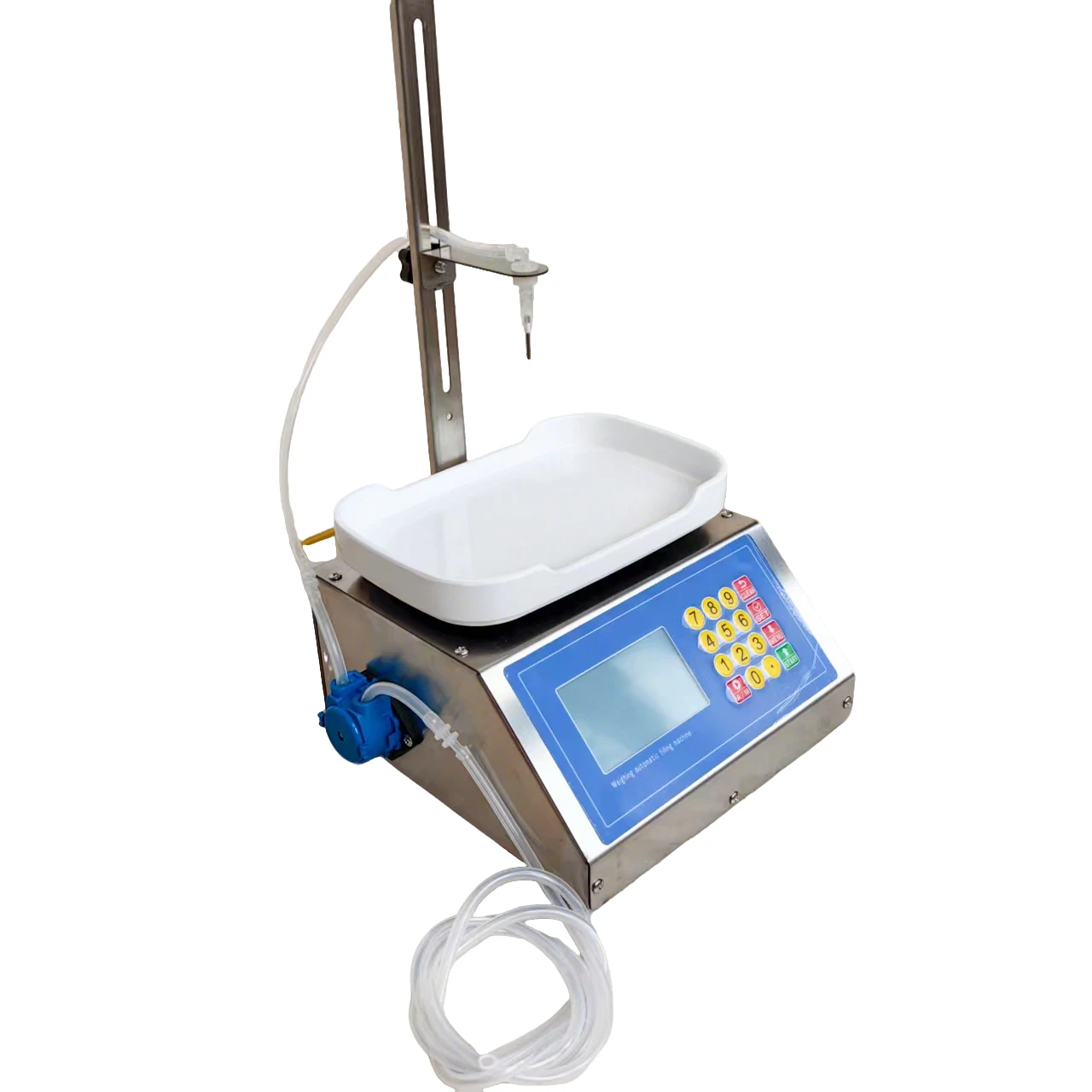Máquina de llenado M90, bomba peristáltica de pesaje, relleno de 90 ml/min, aceite esencial líquido cuantitativo pequeño, esmalte de uñas, aceite de oliva