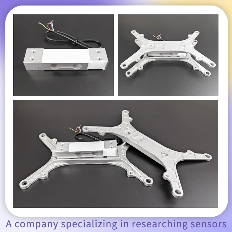 130mm Load Cell and Weighing Rack Aluminum Alloy 60kg Weight Sensor Scale Support Bracket Intelligent Shelf Automated Balance