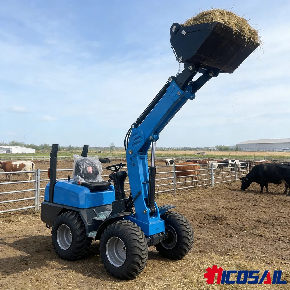 

KZL918 Telescopic Boom Loader Hydraulic High-Lift for Construction Site Loading Unloading Ditching Backfilling