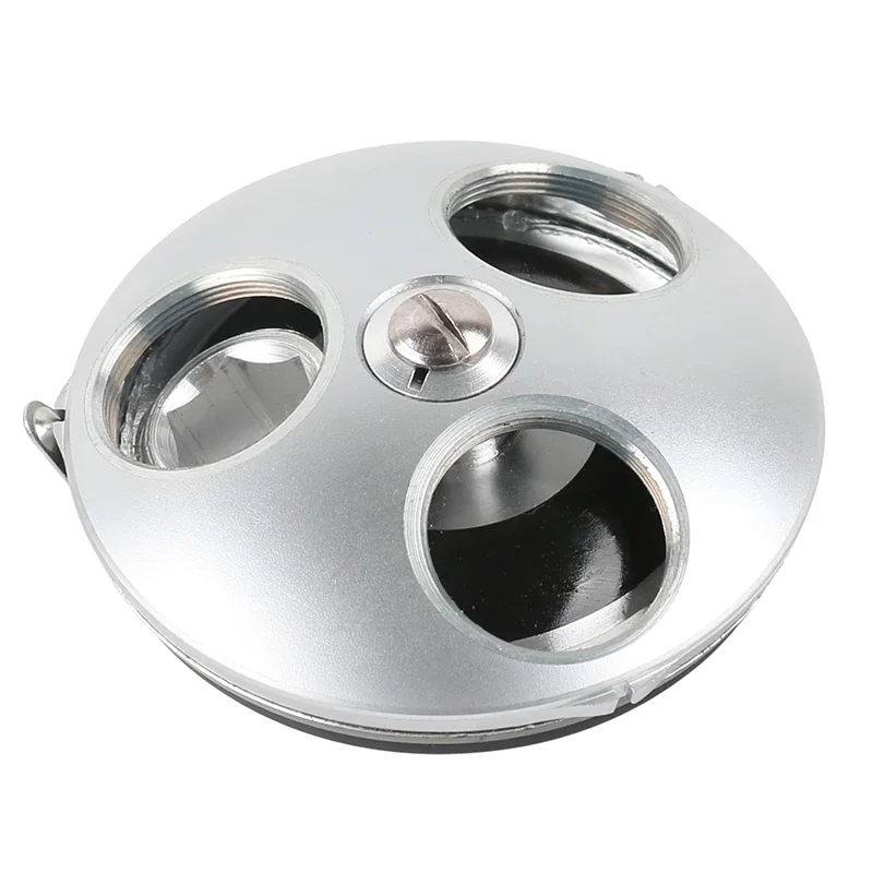 Biological Microscope 3 Hole 4 Hole Objective Converter Metal Revolving Nosepiece Objective Lens Adapter RMS Interface