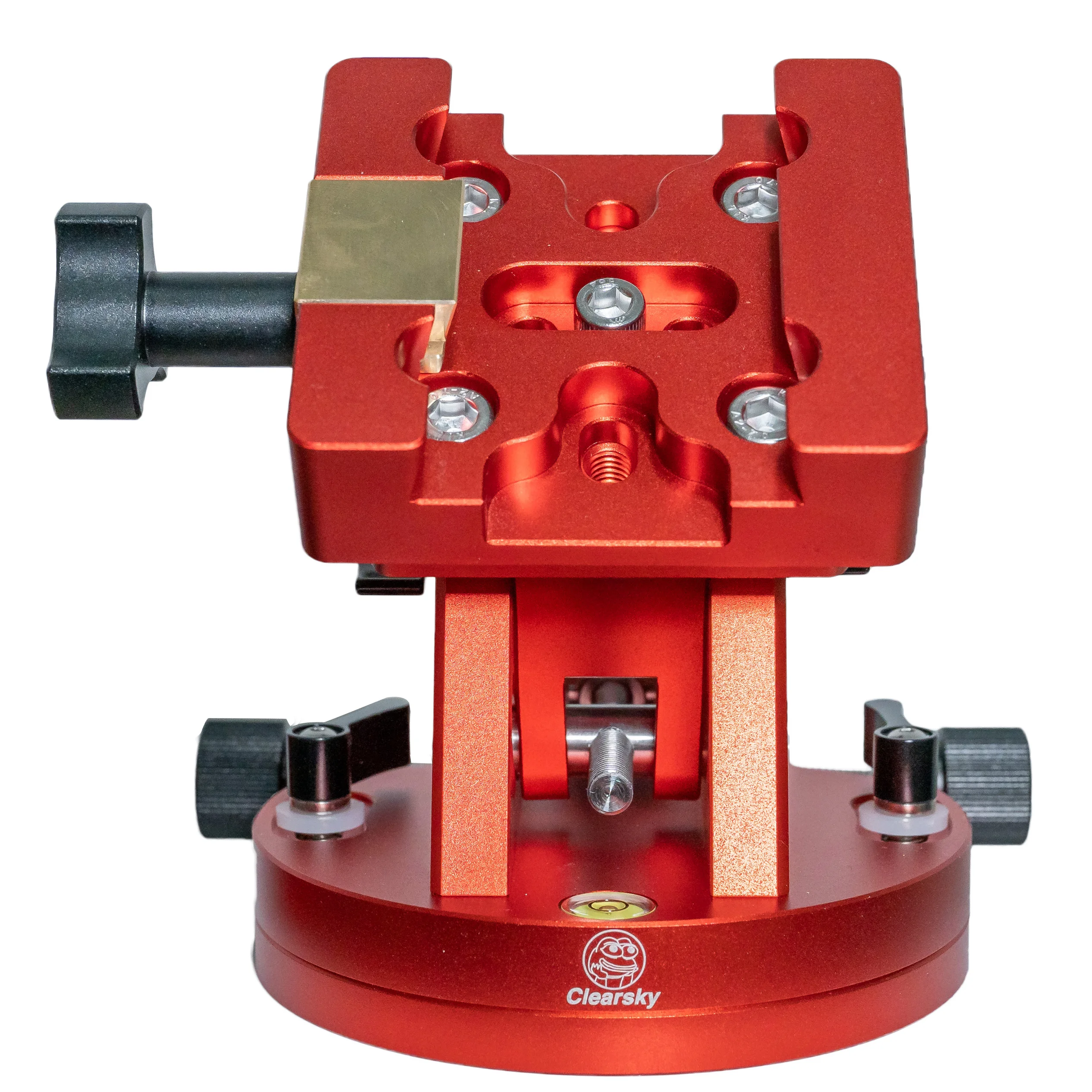 Base di montaggio equatoriale con regolazione della latitudine: elevata capacità di carico (39 kg), slot a coda di rondine, design anti-distacco