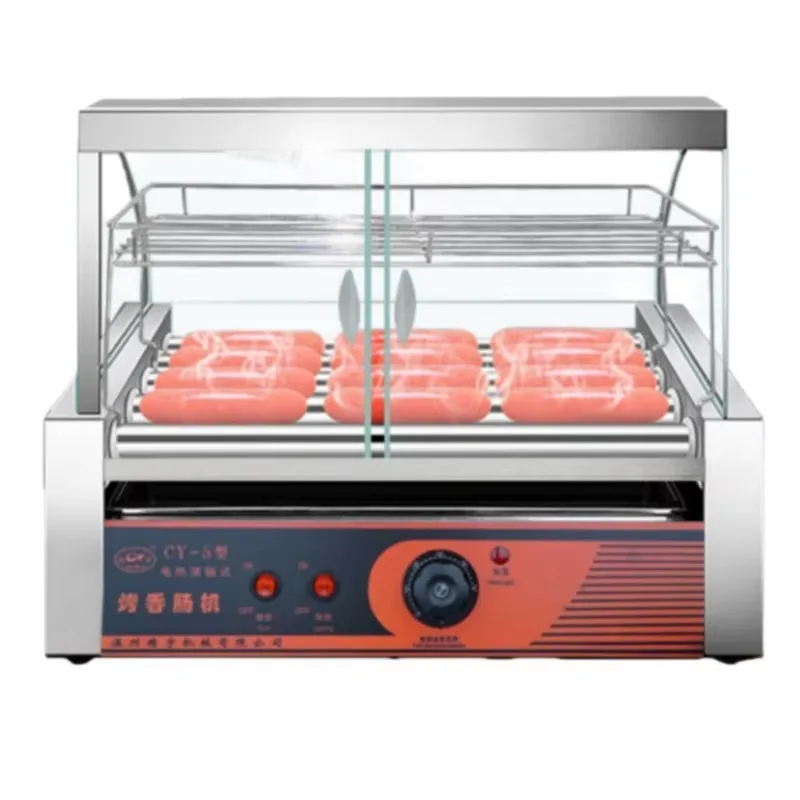 

Fully Automatic Sausage Grill, Electric Constant Temperature Commercial Hot Dog Machine