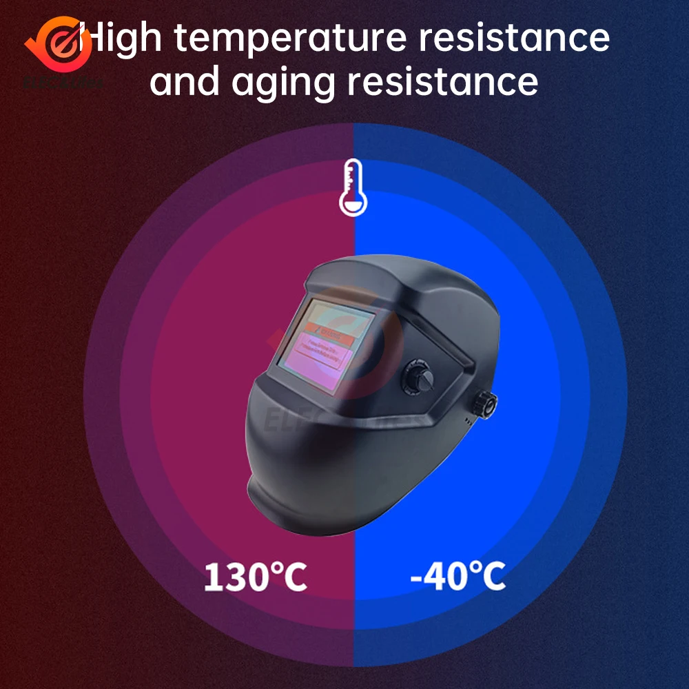 Imagem -02 - Equipamento de Soldagem Profissional Multifuncional Proteção do Soldador Cabeça Desgastada Máscara Solar Tampão de Escurecimento Automático 1pc