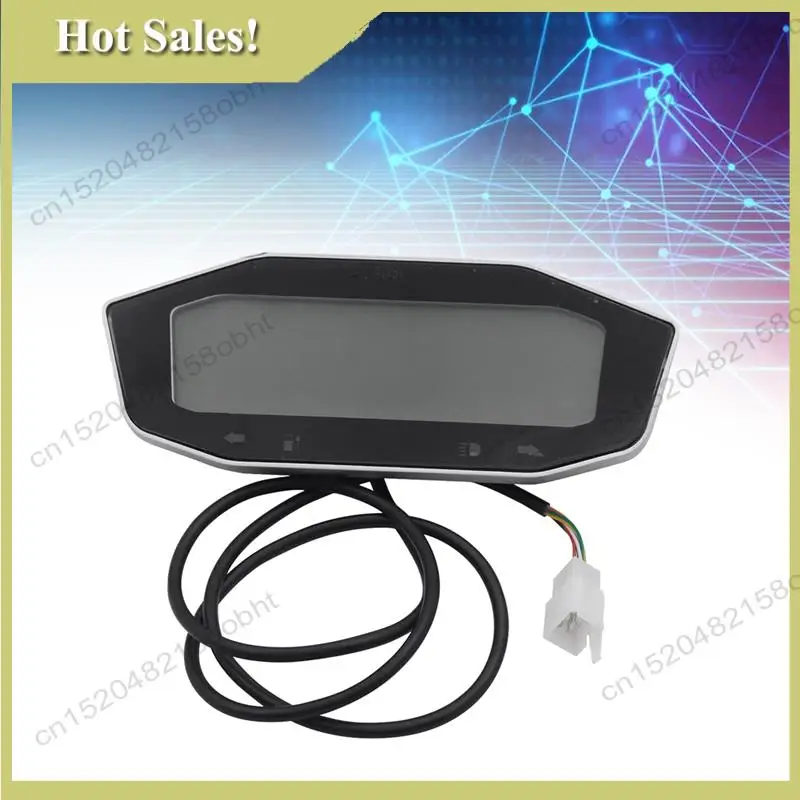 

-PQWN For Citycoco Speedometer Battery Power Display Speedometer Gear LED Display Meter 60V 72V For Citycoco Electric Scooter