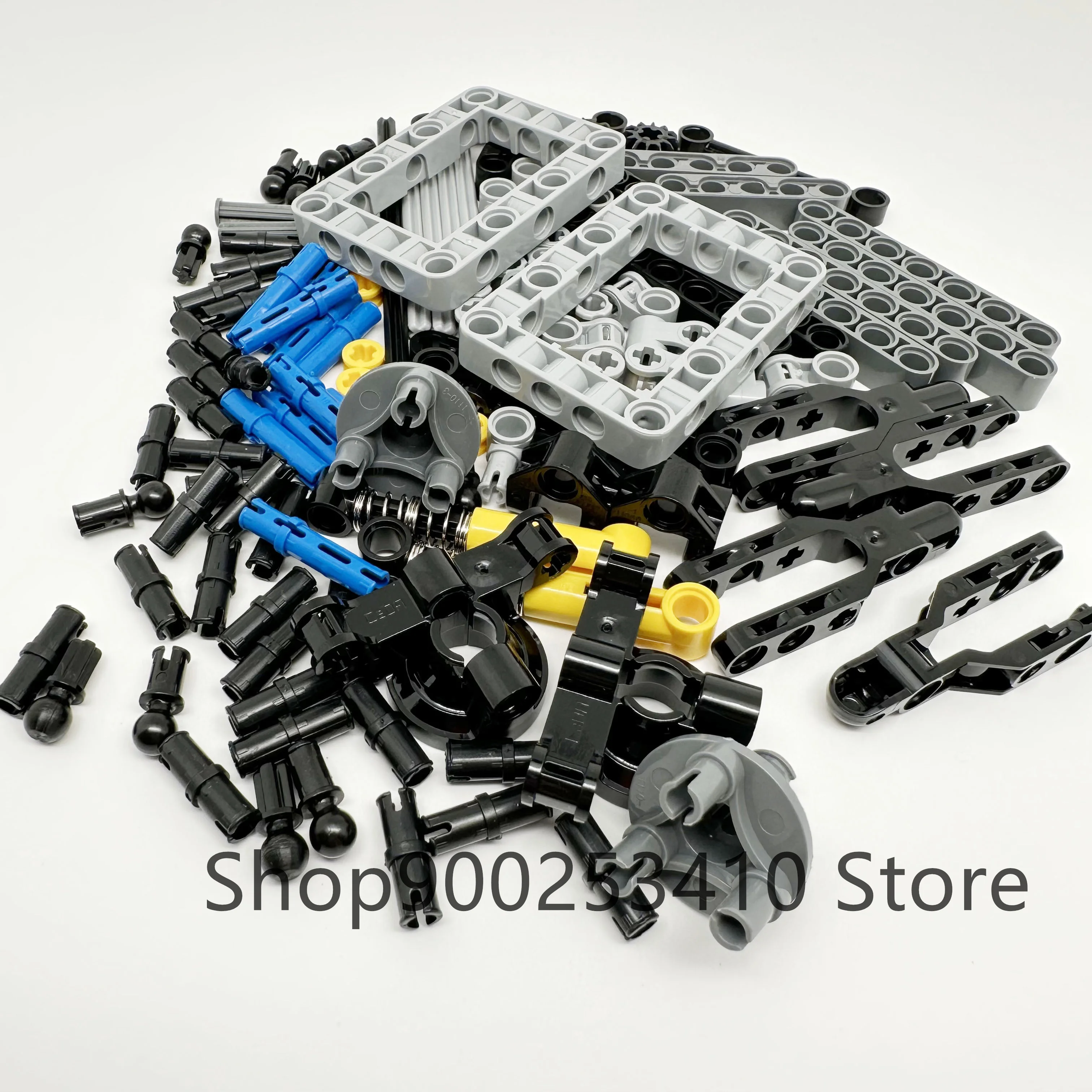 123 pezzi di plastica ad alta tecnologia Building Blocks mattoni Gear Liftarm Beam Cross Axle assemblaggio fai da te MOC Bulk Technology Set Toy