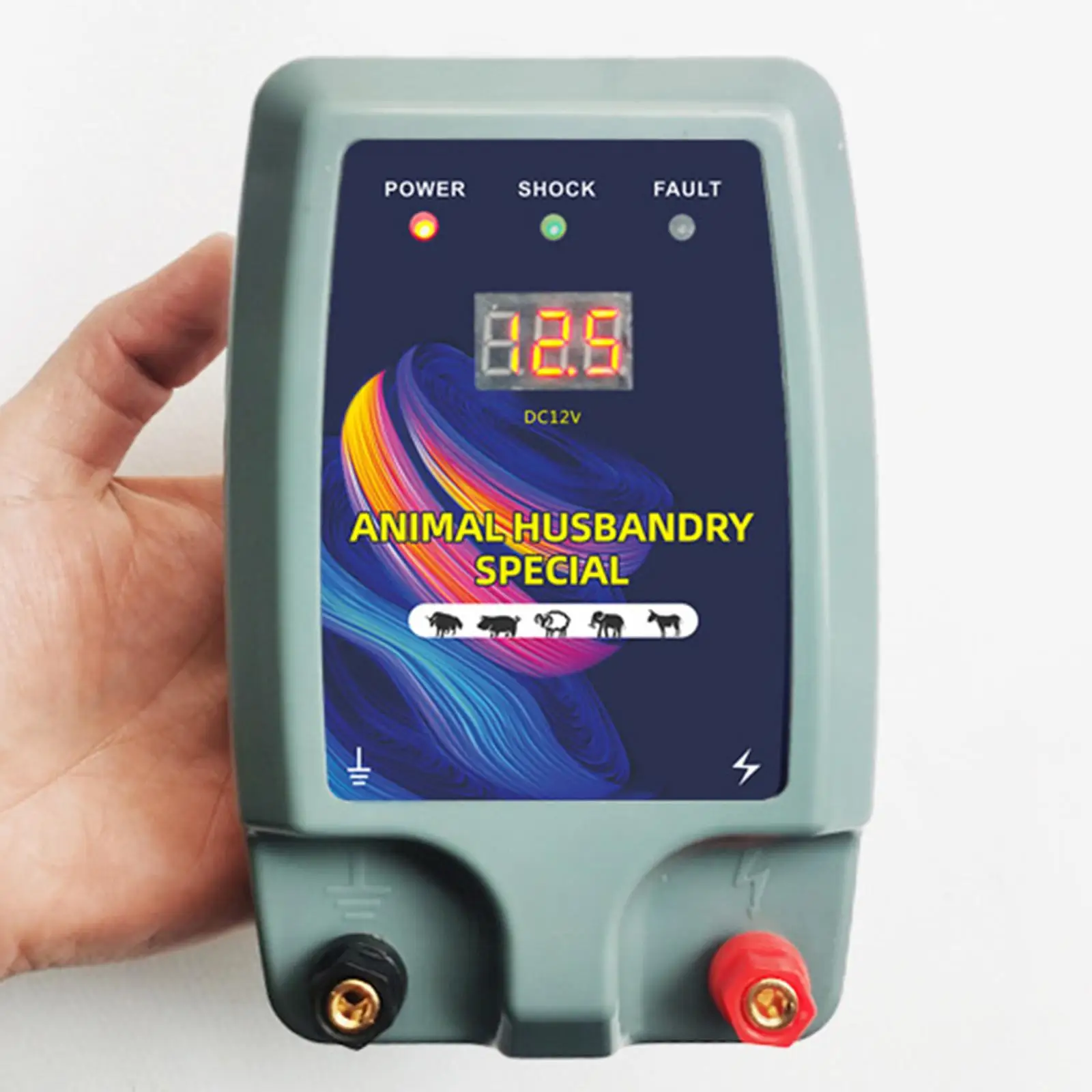 

Портативный контроллер Energizer для электрического забора для домашнего скота, птицы, сада