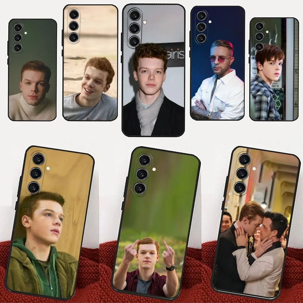 I-Ian G-Gallagher Cameron  Phone Case For Samsung Galaxy A13,21s,22,31,32,52,53,71,80,91 Black Soft Cover