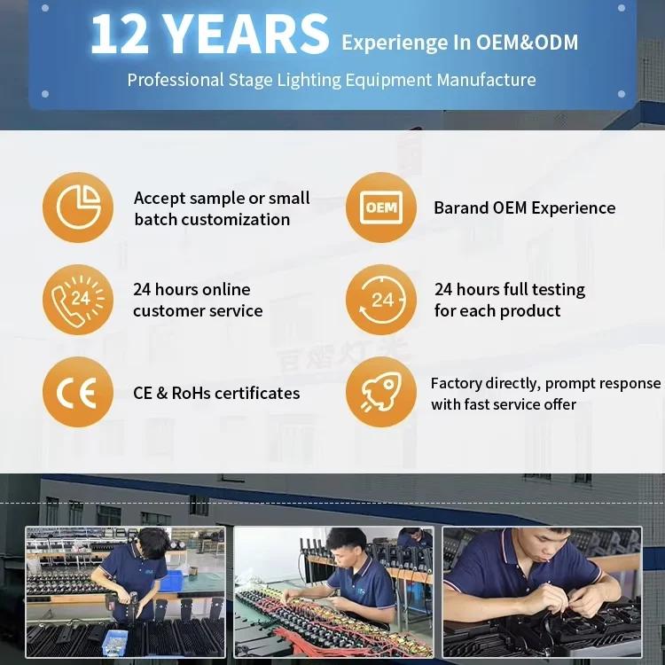 ZC1-Professional 330W DJ Disco Wedding Theater Concert Stage Manual LED Follow Spot Light