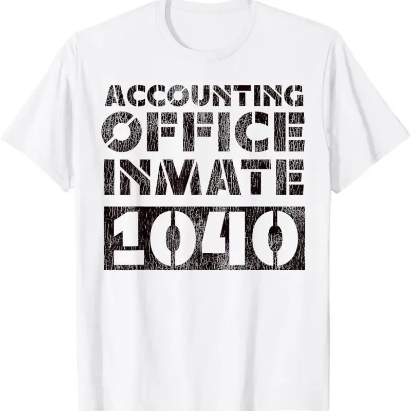 Accountant Bookkeeper Accounting Prison Jail Halloween T Shirt