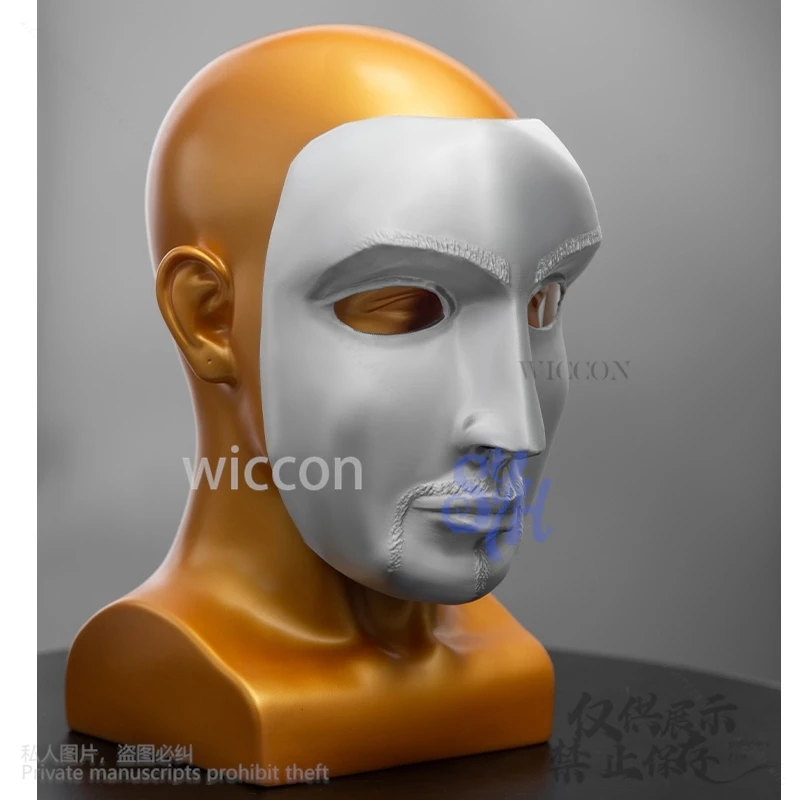 الرعب أنيمي Baldwin IV تأثيري الفضة الرجعية الوجه ثلاثية الأبعاد حمض البوليلاكتيك قناع الفيلم مرحلة هالوين هدايا عيد الميلاد كوس مخصصة