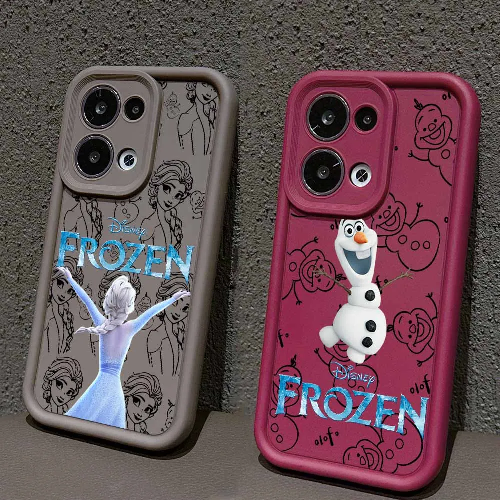 ديزني إلسا الأميرة المجمدة ل Redmi ملاحظة 14 13 12 11 10 برو زائد 11S 11T 11E 12T 12R 13R 4G 5G العين سلم جراب هاتف #4