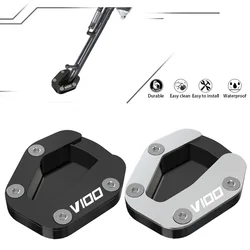 NEW CNC Aluminum For Moto Guzzi V100 Mandello /S Side Stand Enlarge 2023 2024 Enlarge the foot support base Motorcycle Kickstand