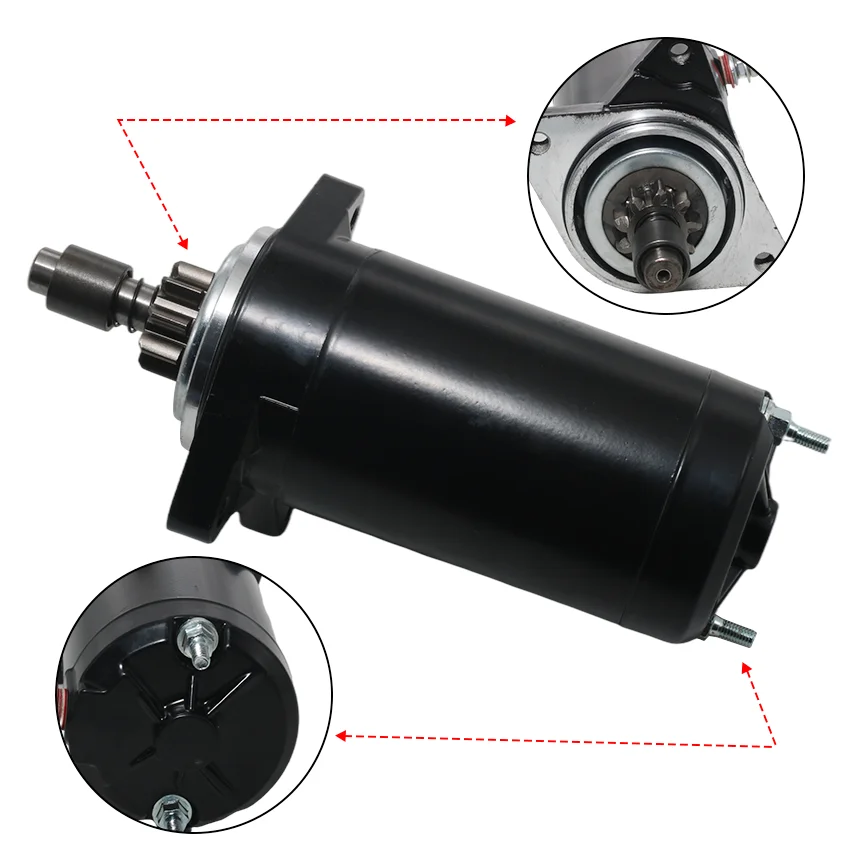 9-Tooth Starter Drive Motor For Sea-Doo Personal Watercraft GSX GTX RFI SPX XP 782cc  Sportboat  Challenger  Speedster 12v