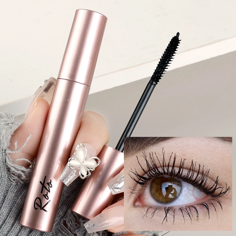 Waterproof Mascara Lengthening Black 3D Lash Eyelash Extension Eyes Lashes Long-wearing Purple Brown Mascara Korean Cosmetics