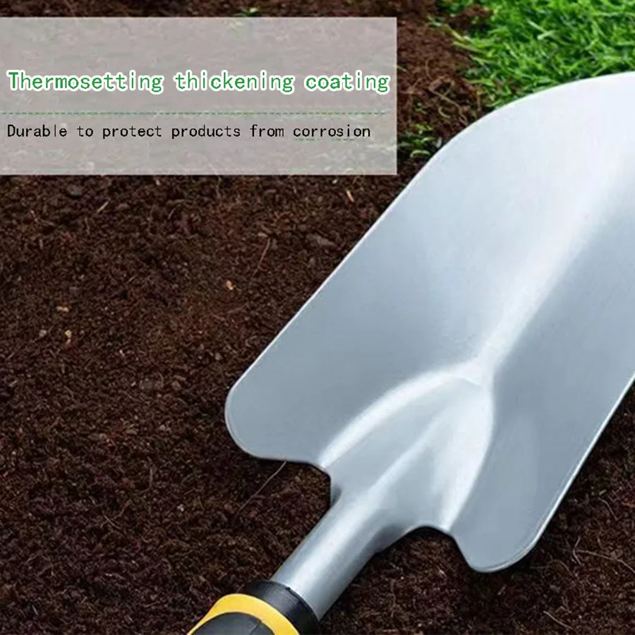 1pc Garden Tools, Made Of Stainless Steel, Are More Durable,You Can Choose From Shovels, Five-Tooth Rakes And Dual-Purpose Hoes.