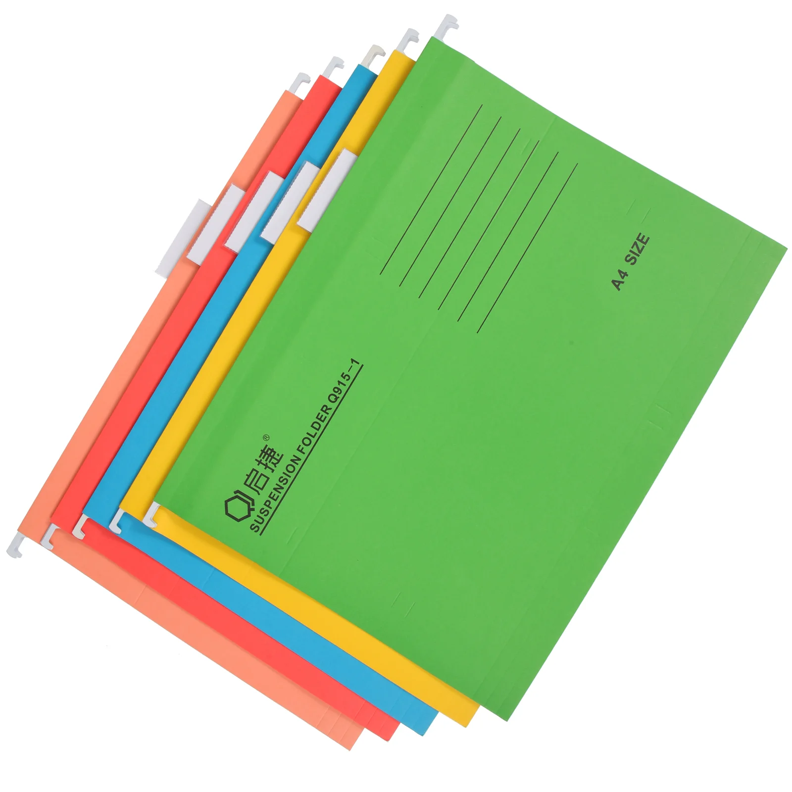 File Cabinet Dividers Folder Colorful Hanging Receipt Pouch Office Legal Size Folders