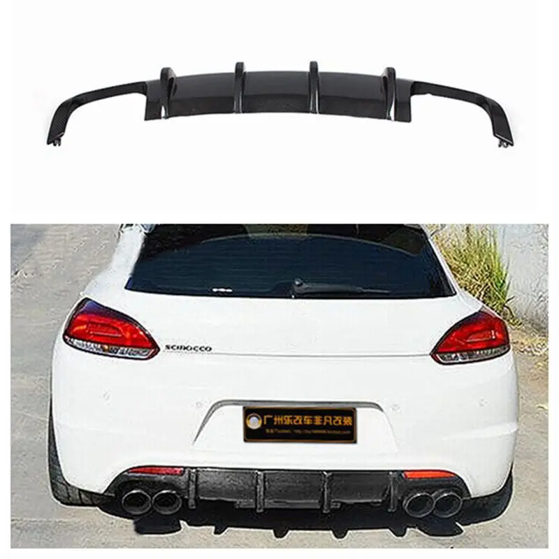 

Scirocco carbon fiber rear diffuser wing spoiler for Volkswagen Scirocco (j only R)