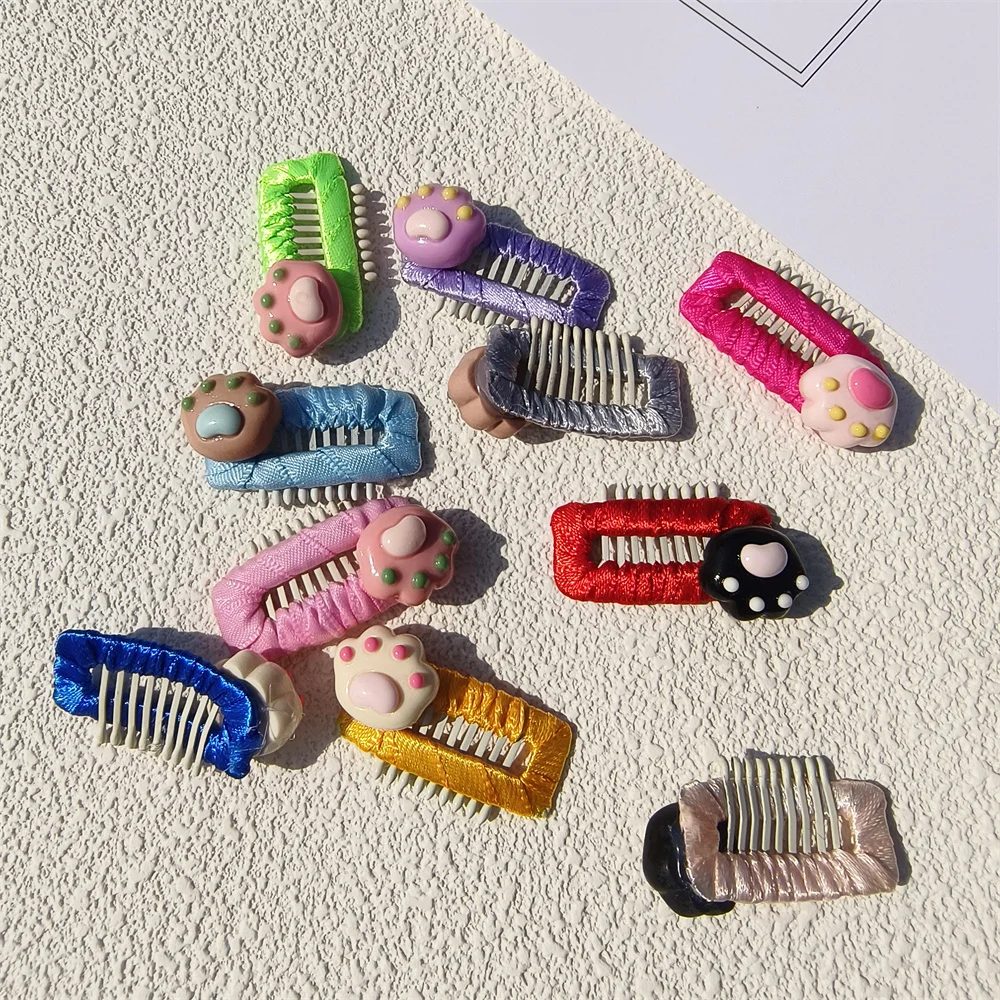 Cartoon Claw Print Shaped Pet Hair Clip Puppy and Cat Hair Beauty Products Simple Multiple Colors To Choose Dog Accessories