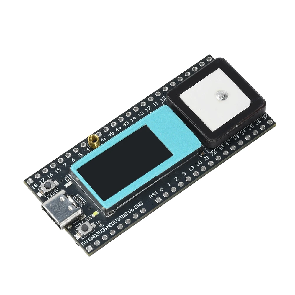 Rastreador sem fio LoRa ESP32-S3FN8 + SX1262 + UC6580 suporta WiFi/Bluetooth/LoRa/Gnss/rastreamento GPS integrado para localização tipo C