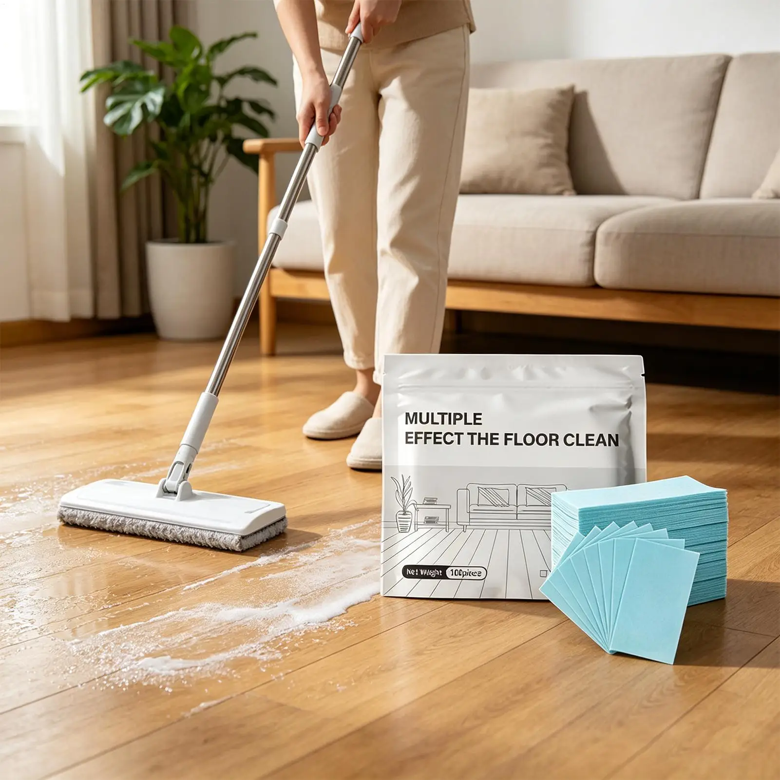 Tablettes de nettoyage en profondeur pour sols domestiques, pré-mélangées, dissolvables, bandes détachantes pour plusieurs types de surfaces de sol intérieures