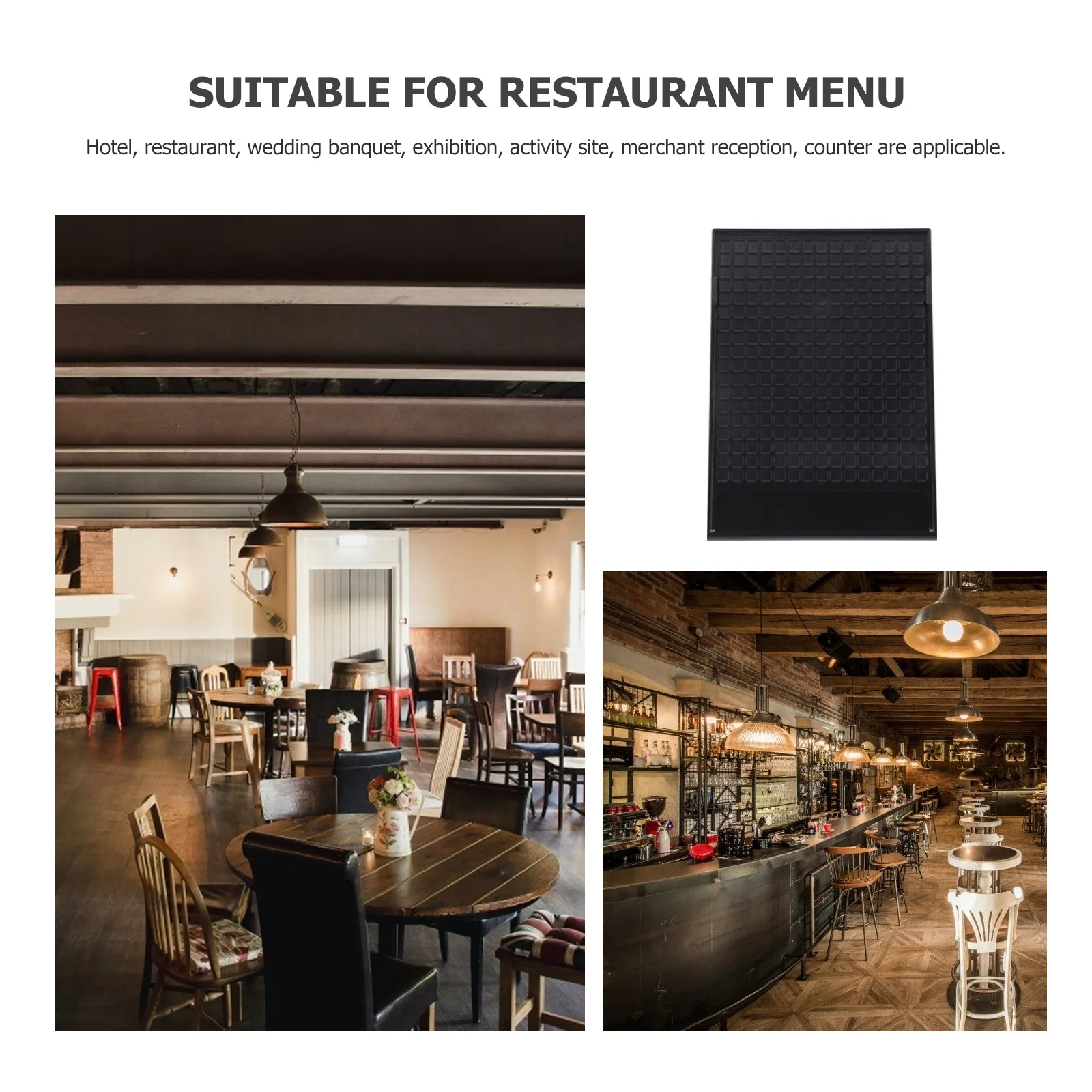 

1Pcs Table Sign Advertising Rack Premium Transparent Vertical Note Holder Rounded Corner Menu Display Stand for Restaurant Shop