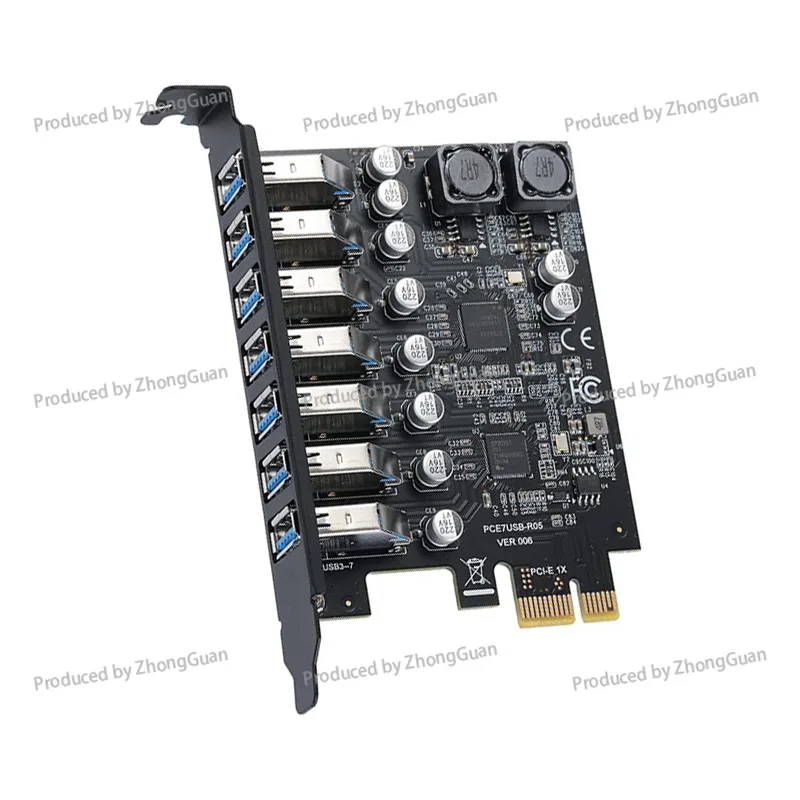 USB3.2 GEN1 5Gbps Adapter Card 7-port Expansion Card RENESAS Third-generation Master