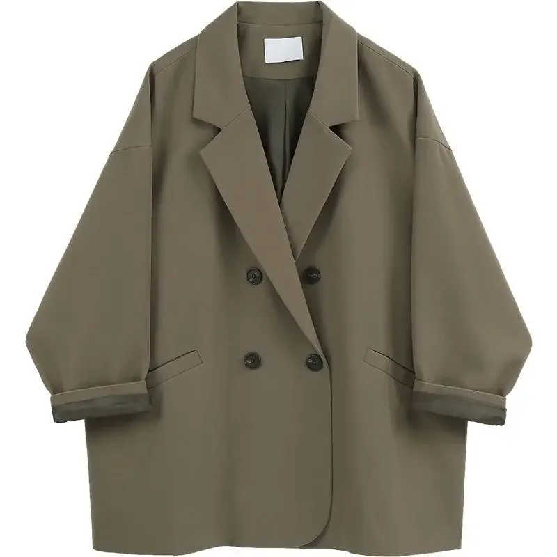 

Oversize Blazer Women Suit Korean Chic Black Blazer Casual Coat Streetwear Loose Jackets Solid Women's Clothing Student New