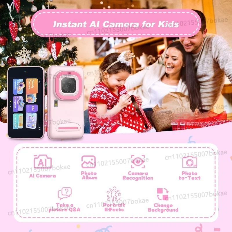 The WIFI large model AI photography learning machine and mini camera can capture and recognize everything
