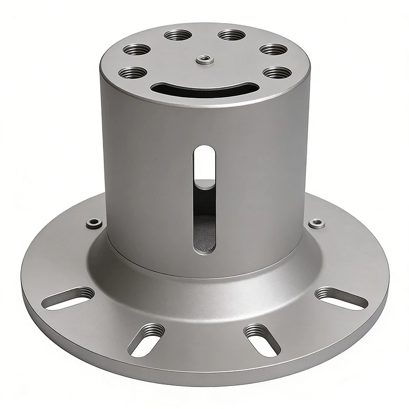 

Customized Precision CNC Machining Parts Premium Anodized Aluminum CNC Machined Rotating Support Base
