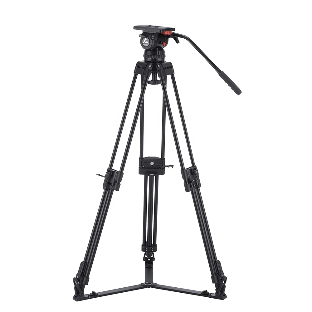 

MagicLine V20 Broadcast Heavy Duty Aluminum Video Camera Tripod System With EFP Fluid Head 100mm Bowl 25 Kg Payload