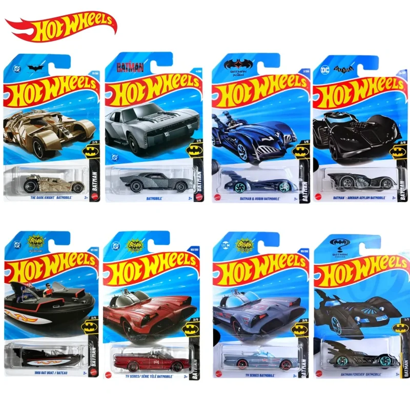 

Масштабная модель автомобиля Hot Wheels 1/64 Бэтмен и Робин из серии «Темный рыцарь», коллекционная, литая, металлическая, для декора рабочего стола, подарок для мальчика
