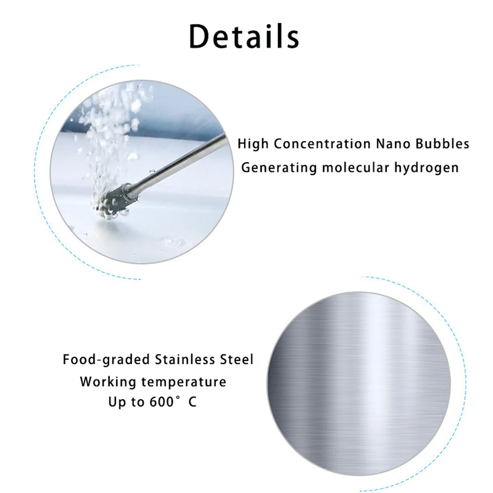 Bulle de diffusion d'eau poreuse frittée en acier inoxydable, générateur d'hydrogène, diffuseur de caractéristique