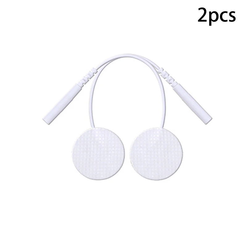 2 قطعة منصات القطب ذاتية اللصق مع هلام موصل ل EMS الكهربائية محفز العضلات نبض مدلك استبدال الملحقات #2