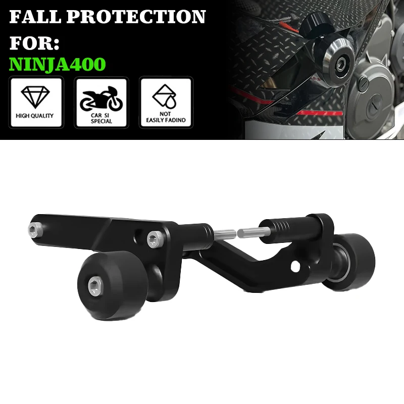 Protector deslizante de estator de motor para motocicleta Kawasaki NINJA 400 ninja400 2018-2023, protección contra caídas del bastidor