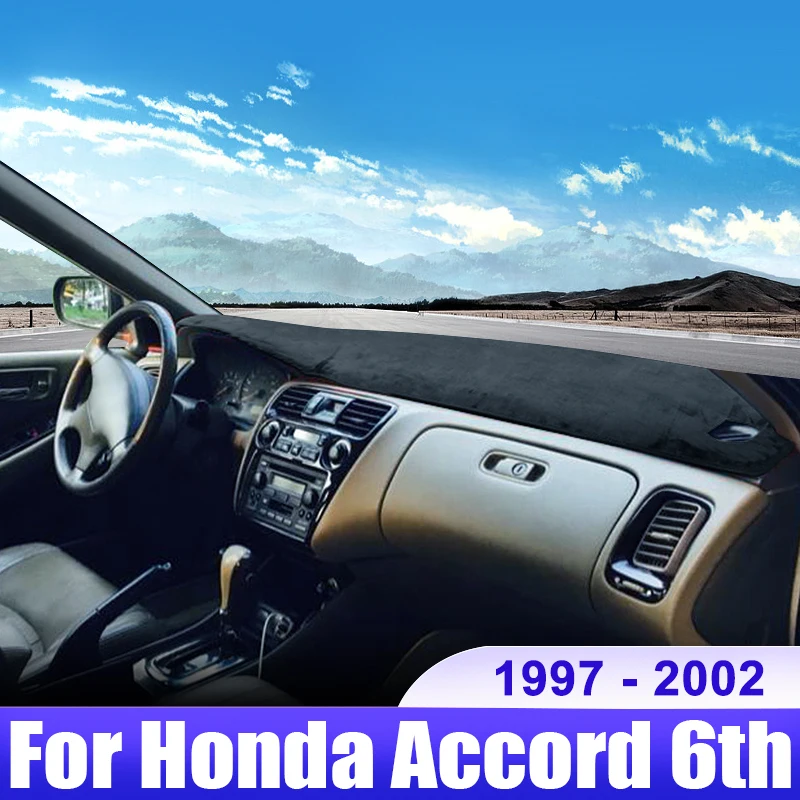 

For Honda Accord 6th 1997 1998 1999 2000 2001 2002 Car Dashboard Cover Dash Mat Sun Shade Non-slip Pad Interior Accessories