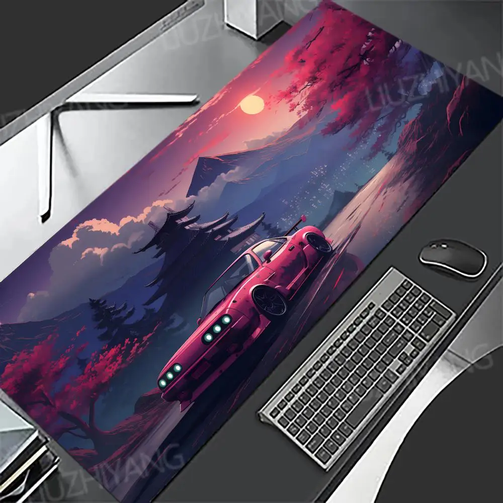 

Cool car art Mouse Pad Gamer Computer Laptop Keyboard Mousemat XXL Large Mousepad Gaming Non-slip rubber PC Office Desk Mats