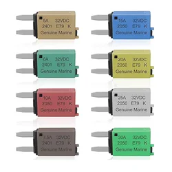 Manual Reset Mini ATM Circuit Breaker Blade Fuse 5A 6A 7.5A 10A 15A 20A 25A 30A Car Motorcycles Truck RV Yacht Ship Fuse-Link