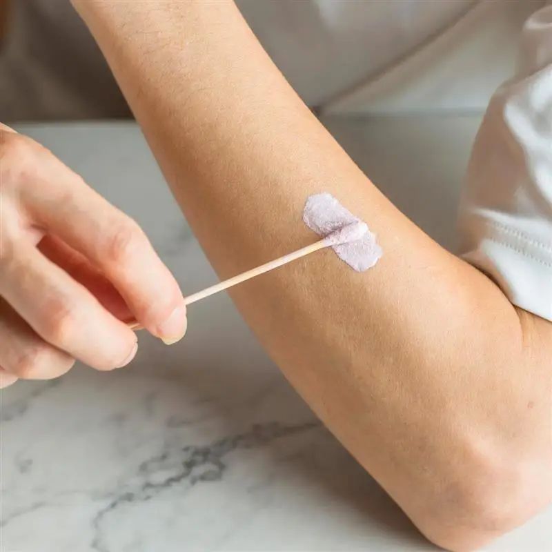 Coton-tiges médicaux à long manche en bois, 100 pièces, outil pour livres d'oreille, démaquillage, soins des plaies