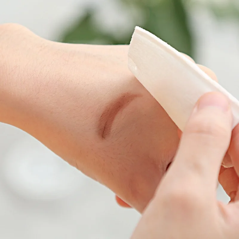 Doppelseitige, dicke, dreilagige Make-up-Baumwolle aus sandwichtiger Baumwolle. Weiche und hautfreundliche, nicht ausfallende Make-up-Entferner-Baumwolle